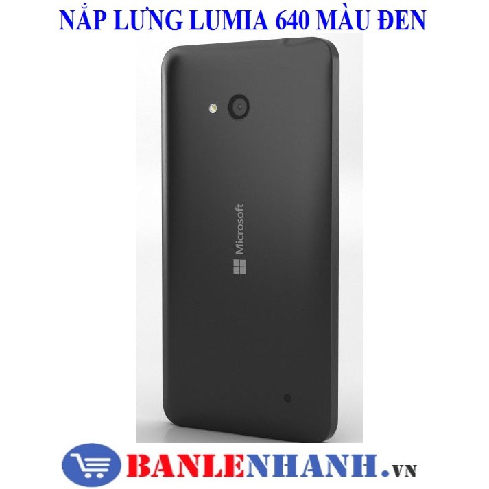NẮP LƯNG LUMIA 640 MÀU ĐEN