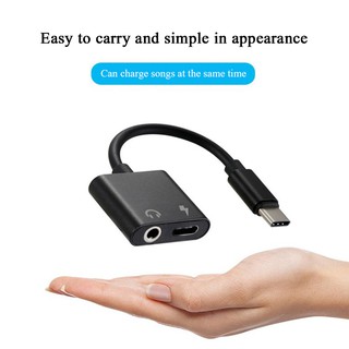 USB Type C Audio Adapter Type-C to 3.5mm Jack Earphone Audio Converter Cable