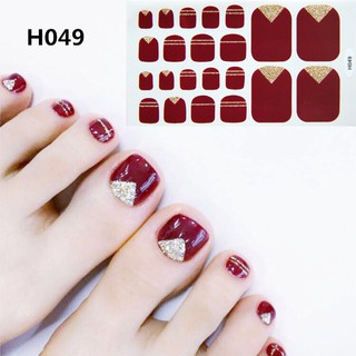 Set nhãn dán móng chân h49-50
