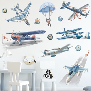 Decal dán tường Máy bay cho bé SIÊU HOT