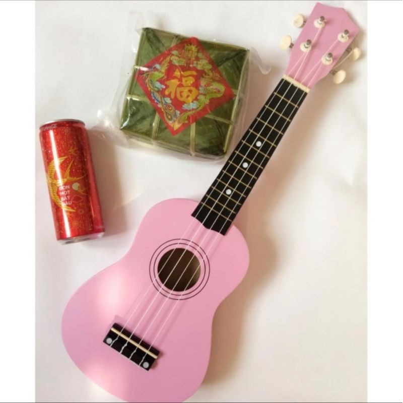 [Rẻ vô địch]✨Ukulele basic màu hồng phấn