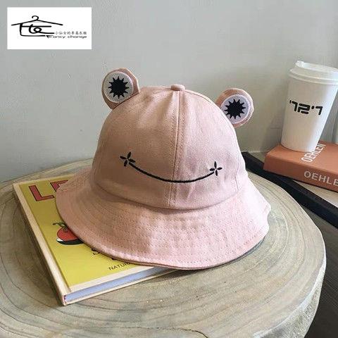 Mũ Tai Bèo Chống Nắng In Hình Chú Ếch Dễ Thương Vui Nhộn Thời Trang Xuân Hè Cho Nữ