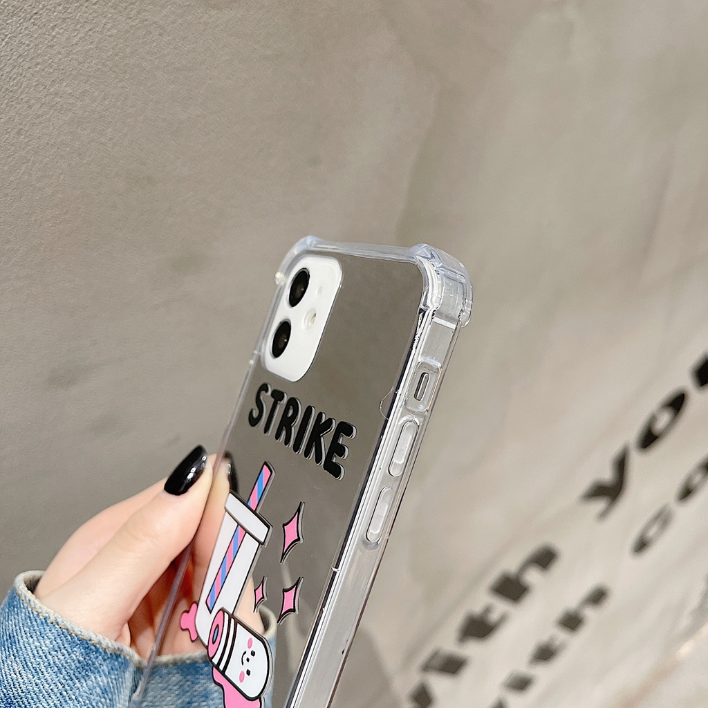 Ốp lưng iphone Ốp Điện Thoại Silicon TPU Tráng Gương Cho Iphone 11 / 12 Pro Max 7 Plus X Xr Xs Max 7 8 Plus Se 202013 Pro Max 13 MINI 14 Dinuo case