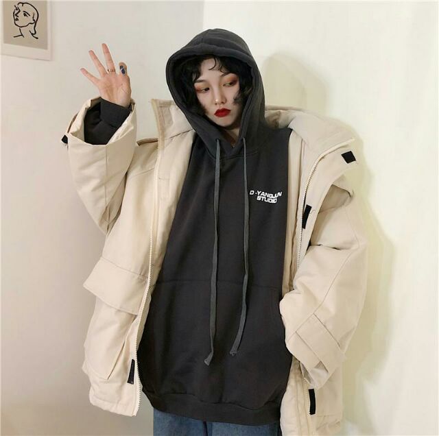 [HÀNG CÓ SẴN]Áo Hoodie nam nữ trơn nỉ chần bông,mũ 2 lớp dày dặn D-yang | BigBuy360 - bigbuy360.vn