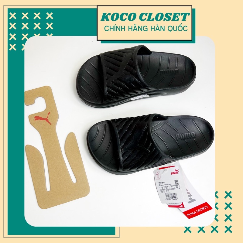 Dép Puma Jetcat Unisex JETCAT Slide Black  Màu Đen Chính Hãng