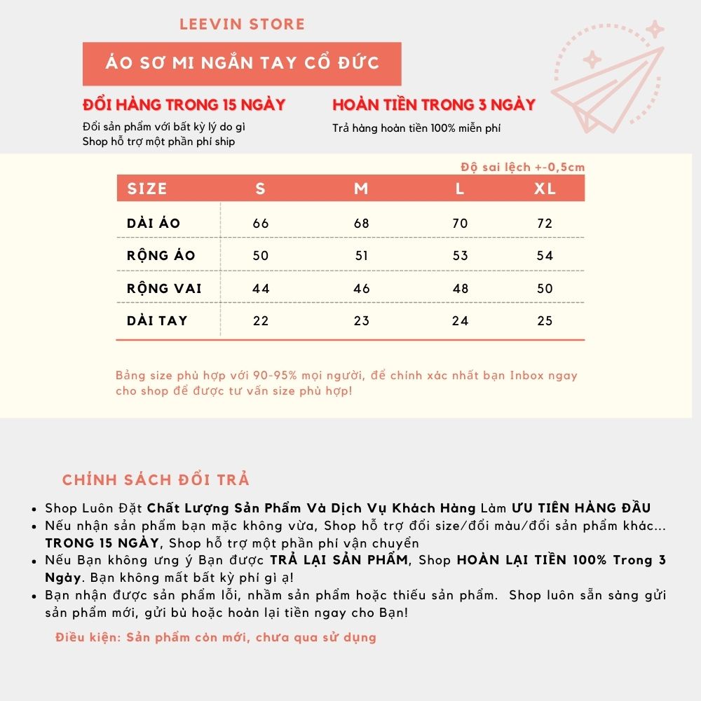 Áo Sơ Mi Ngắn Tay Nam Nữ Unisex Basic TRƠN Vải Cotton Lụa Trắng Và Đen - Kiểu sơ mi tay cộc tay nam Leevin Store