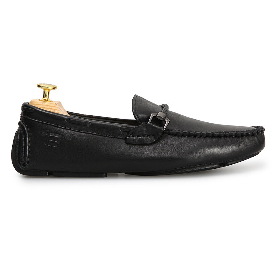 Giày Lười Nam LAFORCE Bo Viền Quai Ngang GNLA3105-1-D Tặng Tất UNIQLO Cao Cấp