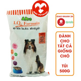 Thức Ăn Hạt Cho Chó Apro IQ Dog Formula Túi 500g - Miki Petshop
