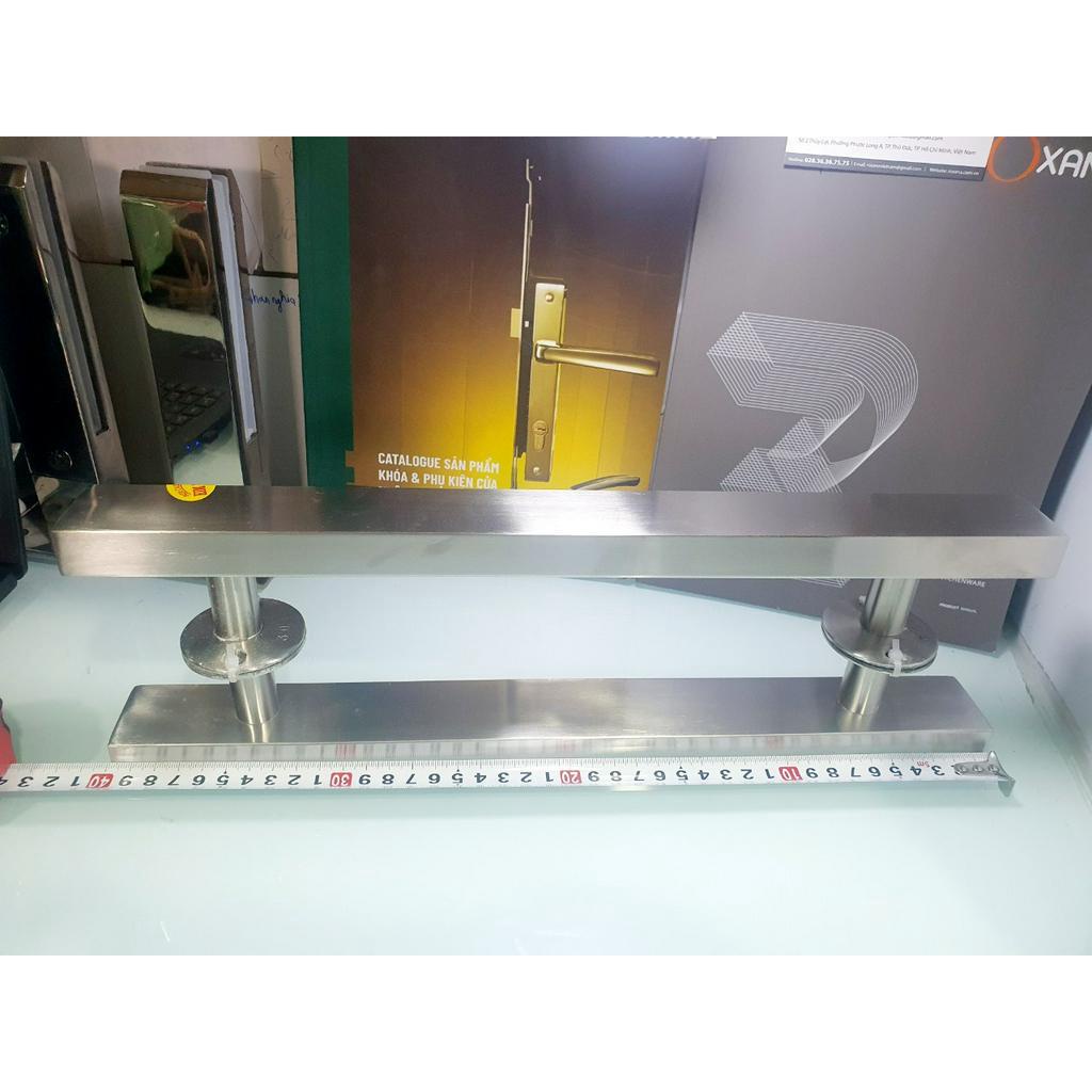 Tay cổng vuông inox #304 & 201  20*40*400mm / Tay nắm cửa sắt inox 304 cao cấp 400mm