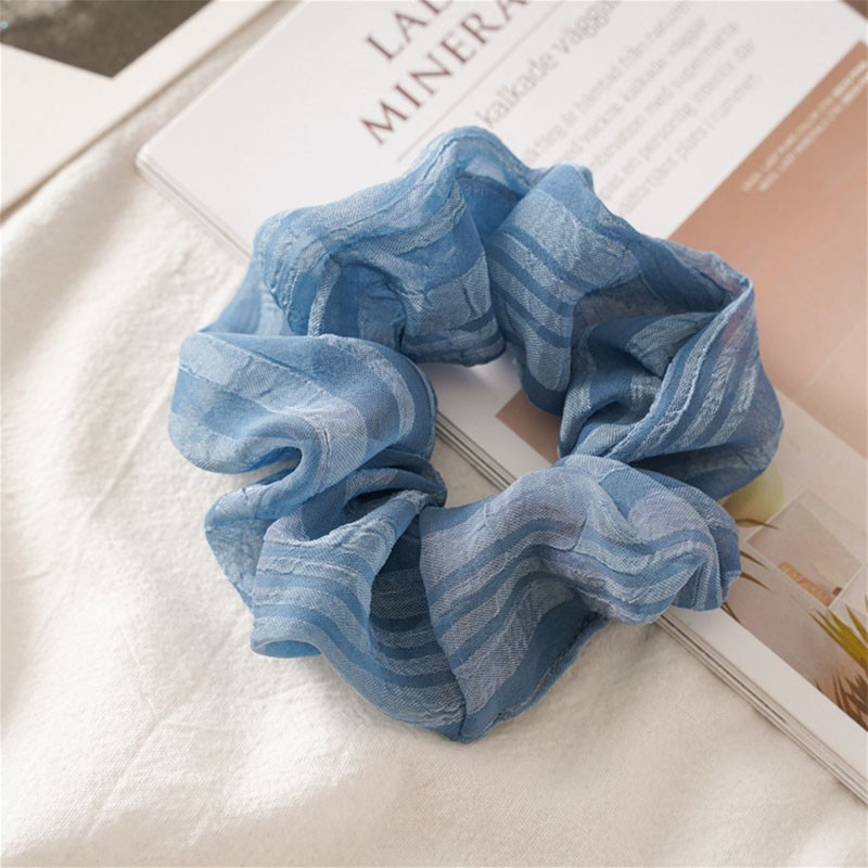 Dây cột tóc chiffon nhiều màu sắc thời trang mùa hè 2020