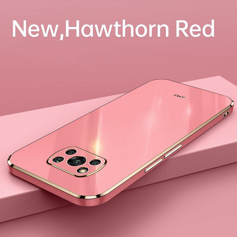 Ốp Điện Thoại Silicon Mềm Mạ Viền Cho Xiaomi POCO X3 NFC Pro GT