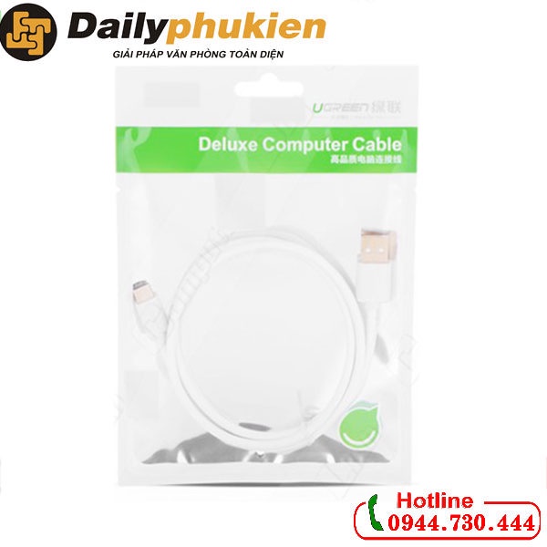 Cáp sạc điện thoại USB-C 1m UGREEN 30503 dailyphukien