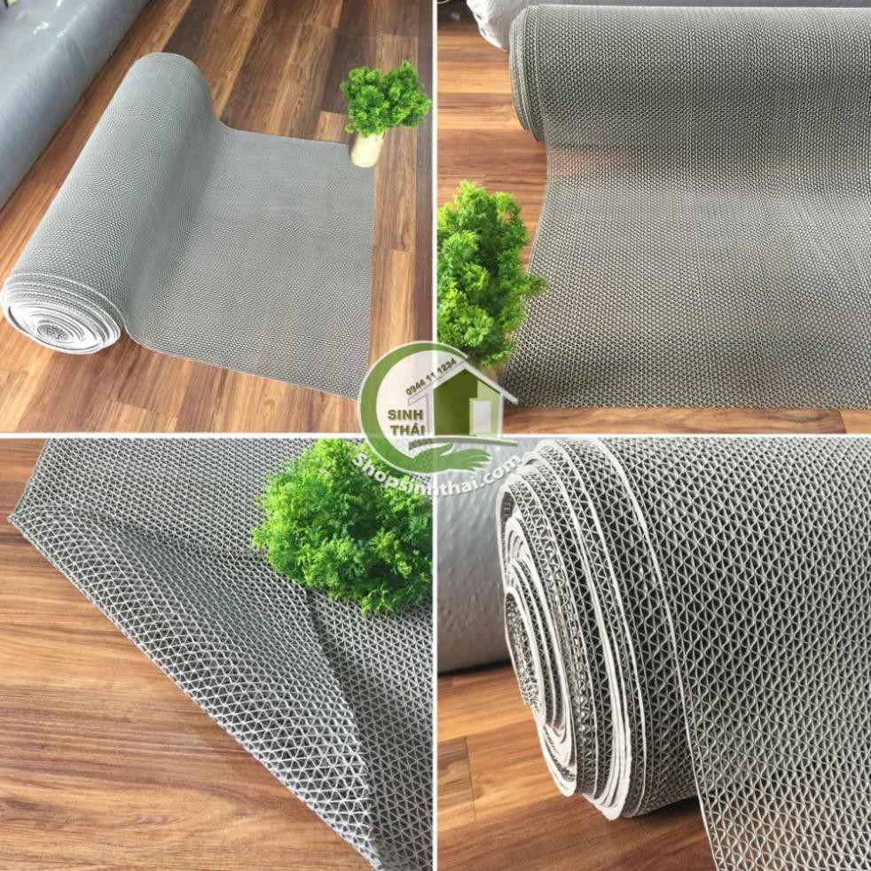 Thảm nhựa lưới chống trơn màu xám - khổ 90cm