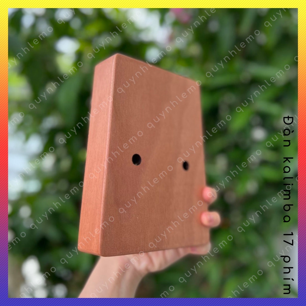 Đàn kalimba 17 phím Kerus QUYNHLEMO, Kalimba 17 phím hộp gỗ cộng hưởng, Thumb Piano ngón tay cái tặng phụ kiện