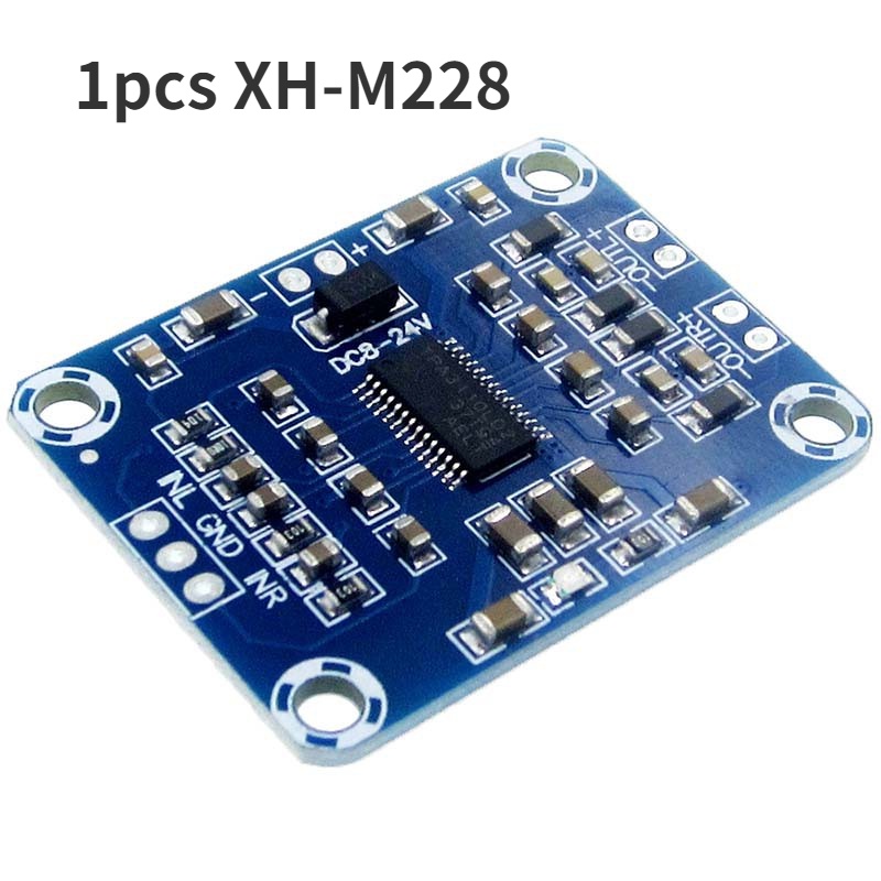 Set 1 / 2 Bảng Mạch Khuếch Đại Âm Thanh XH-M228 100dB DC 8-18V Max 3A TPA3110 15Wx15W Chuyên Dụng