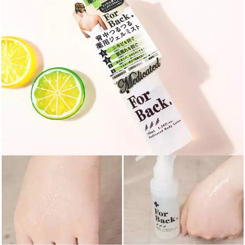 Gel xịt mụn lưng For Back 100ml, ngăn ngừa mụn hiệu quả