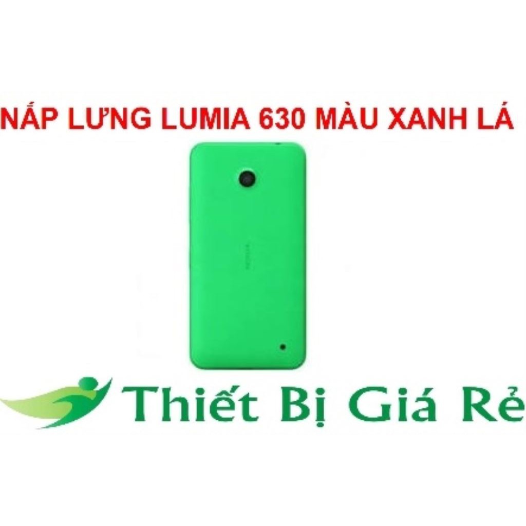 NẮP LƯNG LUMIA 630 MÀU XANH LÁ