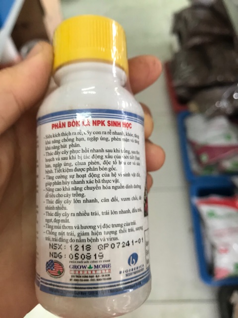 Phân bón lá Amino Quelant- minors- lọ 100 mL. Khắc phục hiện tượng thiếu vi lượng.