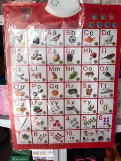 [SALE] Bảng ấn chữ cái 2 mặt [FREE SHIP]