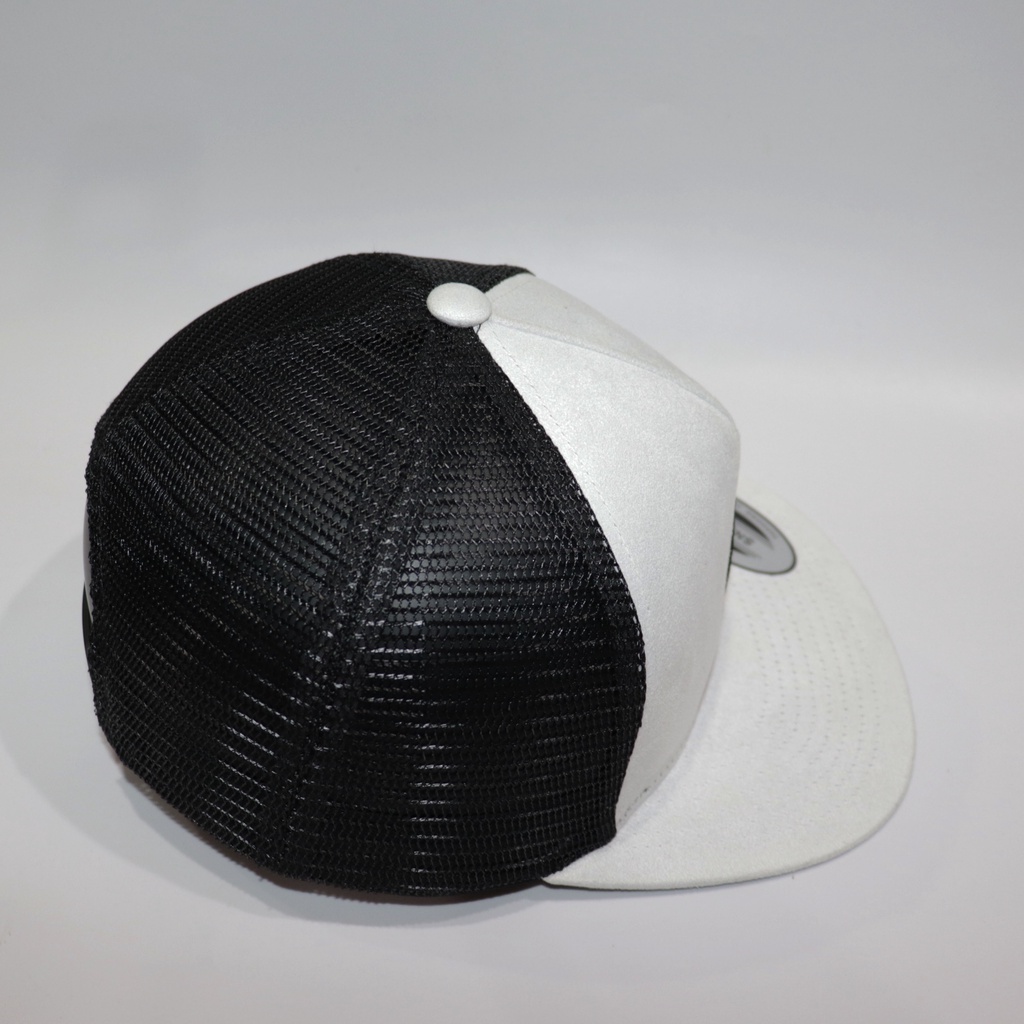 Nón NHS Snapback Trắng Lưới Đen Logo Giọt Nước Nix004.