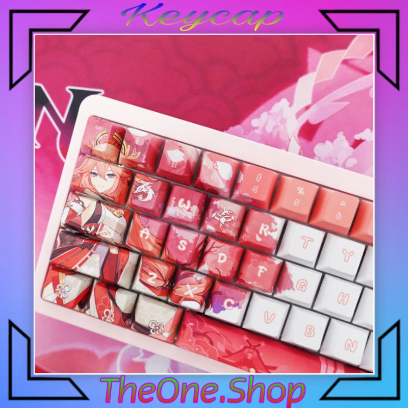 Keycap Gensin Impact chủ đề nhân vật YAE MIKO