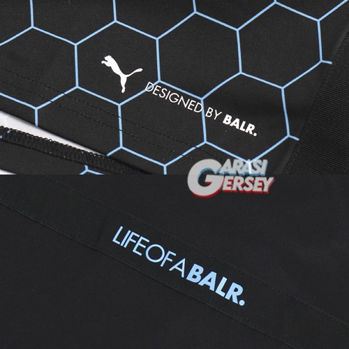 Áo Thun Bóng Đá Manchester City X Balr 2020 2021 Chất Lượng Cao