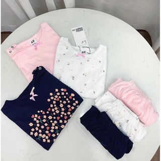 Set cotton bé gái