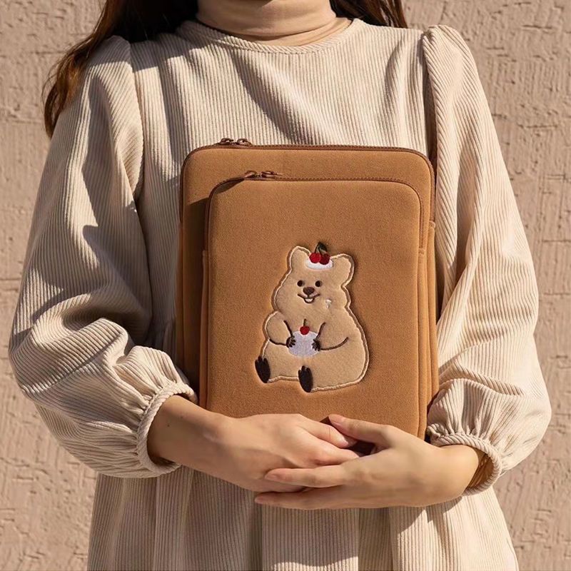 Túi Đựng Laptop / Máy Tính Bảng 14-inch 11-inch 15-inch Họa Tiết Cherry Kangaroo Dễ Thương