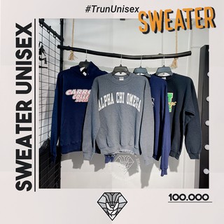 [TRUNUNISEX] [CHỌN MẪU/ SIZE] - 100k - Áo Sweater Mỹ 2Hand