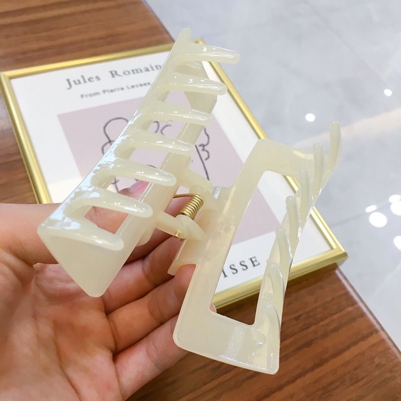 Kẹp Tóc Phong Cách Hàn Quốc Bằng Nhựa Acrylic Màu Sắc Dễ Thương Dành Cho Nữ