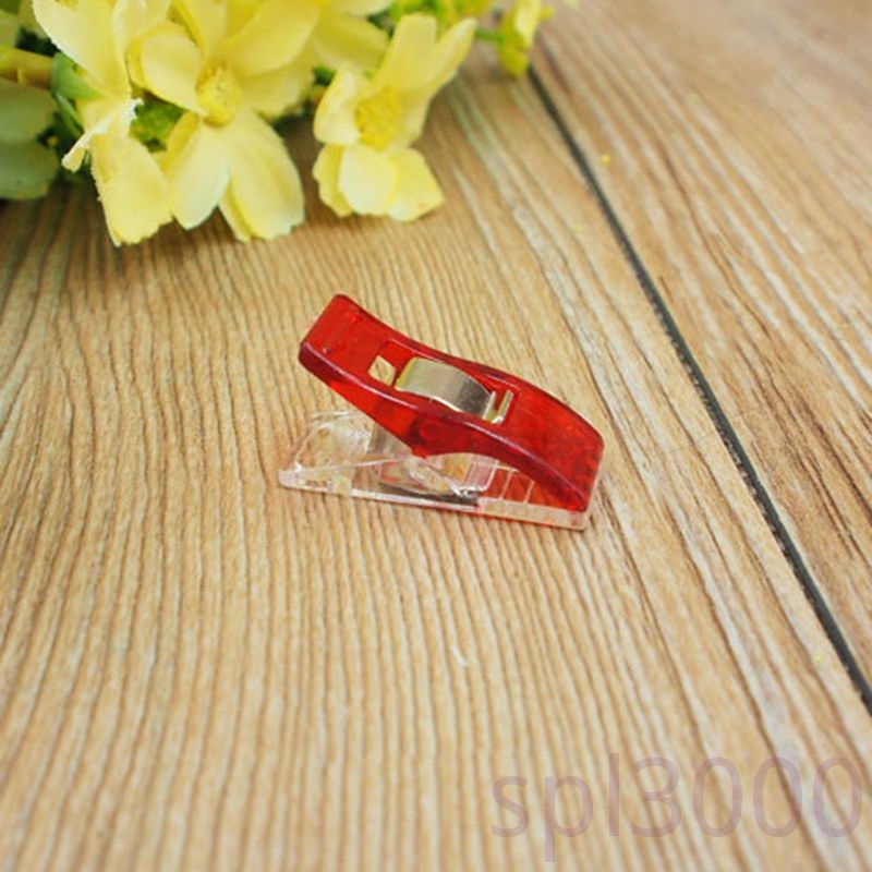 50 Kẹp nhựa trong suốt dùng trong may mặc