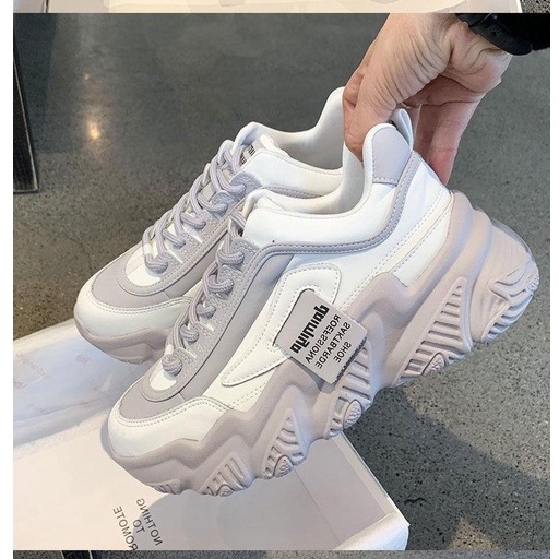 [Giá hủy diệt] Giày Thể Thao Sneaker Nữ Da PU ĐẾ DÀY CỰC HOT TREND Giày Chuộng, Phong Cách Hàn Quốc 5cm