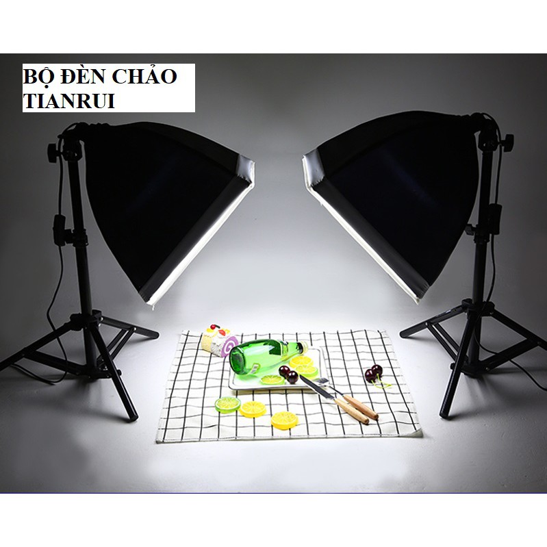 [HÀNG CÓ SẴN] BỘ ĐÈN CHẢO CHỤP ẢNH STUDIO TIANRUI - LOẠI ĐỂ BÀN