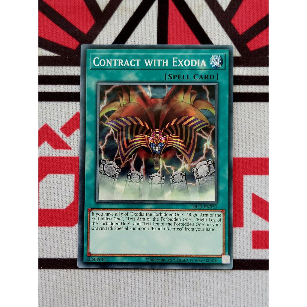 Thẻ Bài Yugioh Spell Contract with Exodia - DCR-EN031 - Common