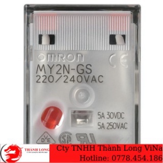 relay 8 chân dẹp nhỏ omron MY2N-GS AC220
