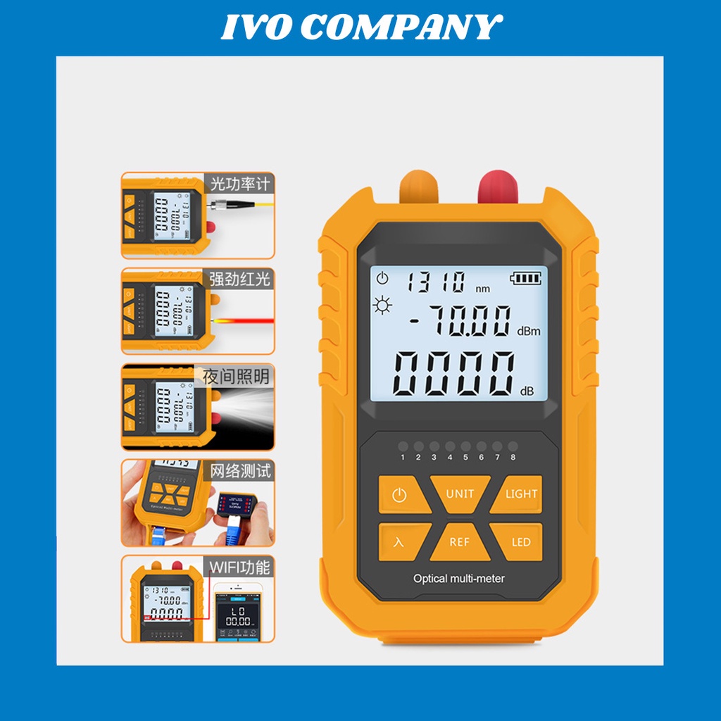 Máy Đo Công Suất Quang + VFL 15km + Test Mạng SGM315