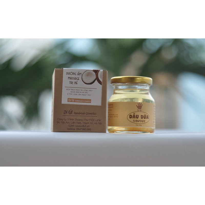 80ML DẦU DỪA DÌ ÚT HANDMADE
