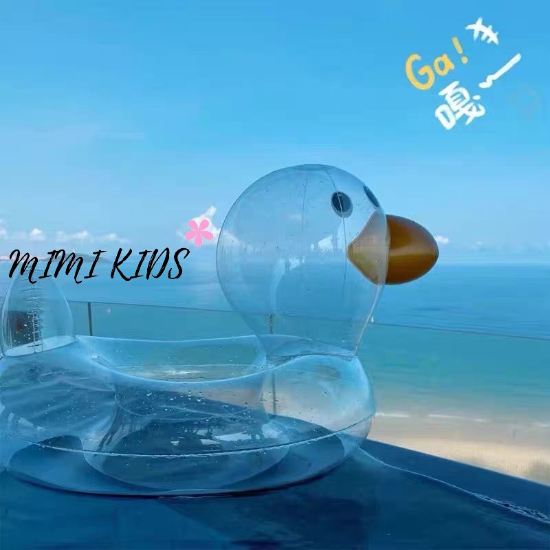 Phao bơi vịt trong suốt cho bé Mimi Kids PB04