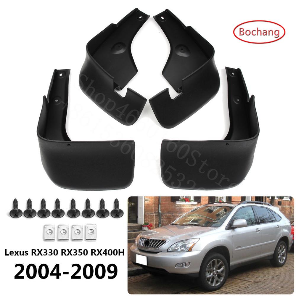Bộ 8 miếng lắp chắn bùn cho xe hơi Lexus Rx330 Rx350 Rx400h 2004 - 2009