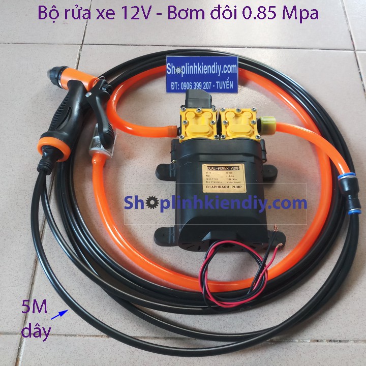 bộ máy rửa xe 12v