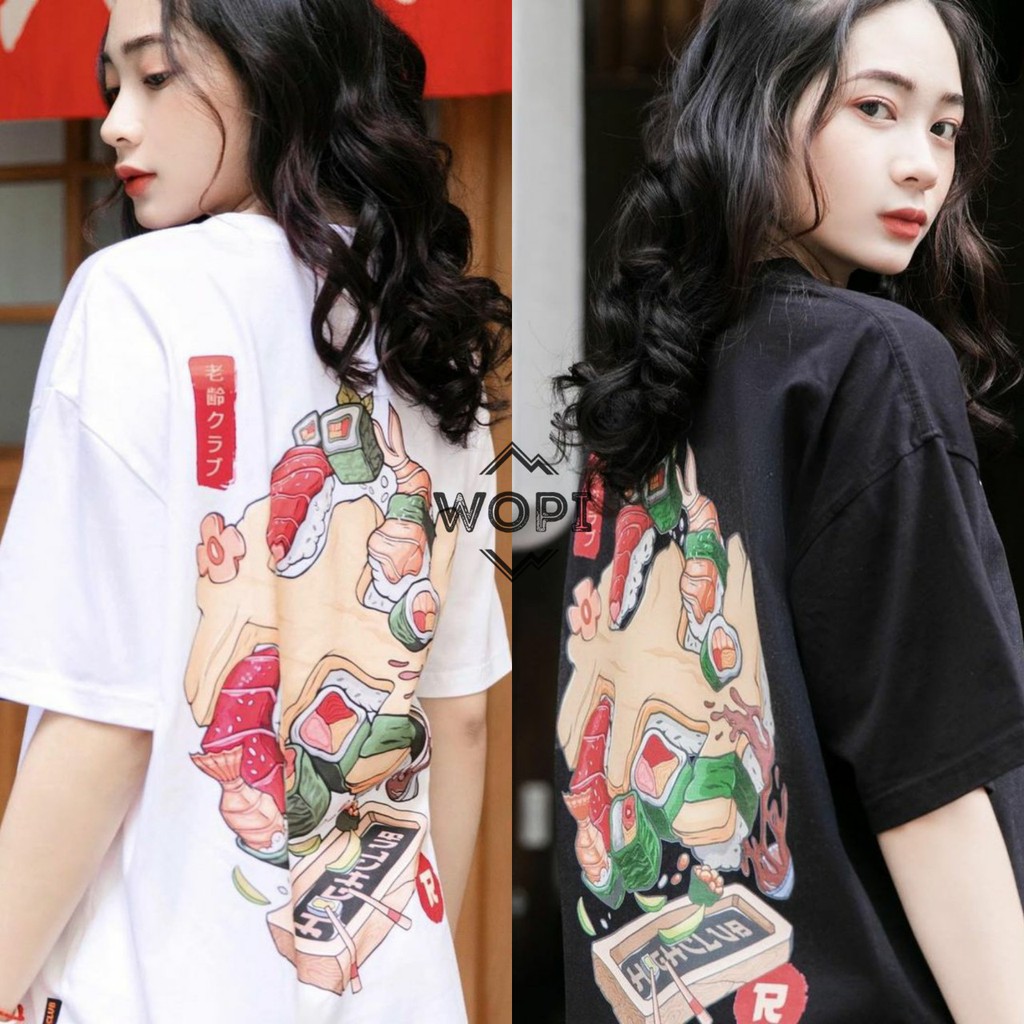 Áo Thun Tay Lỡ SUSHI TEE Form Rộng Unisex