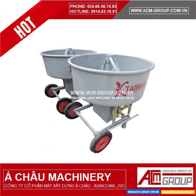 Máy Đảo Vữa ĐÀI LOAN 240 Lít, 1 Bao