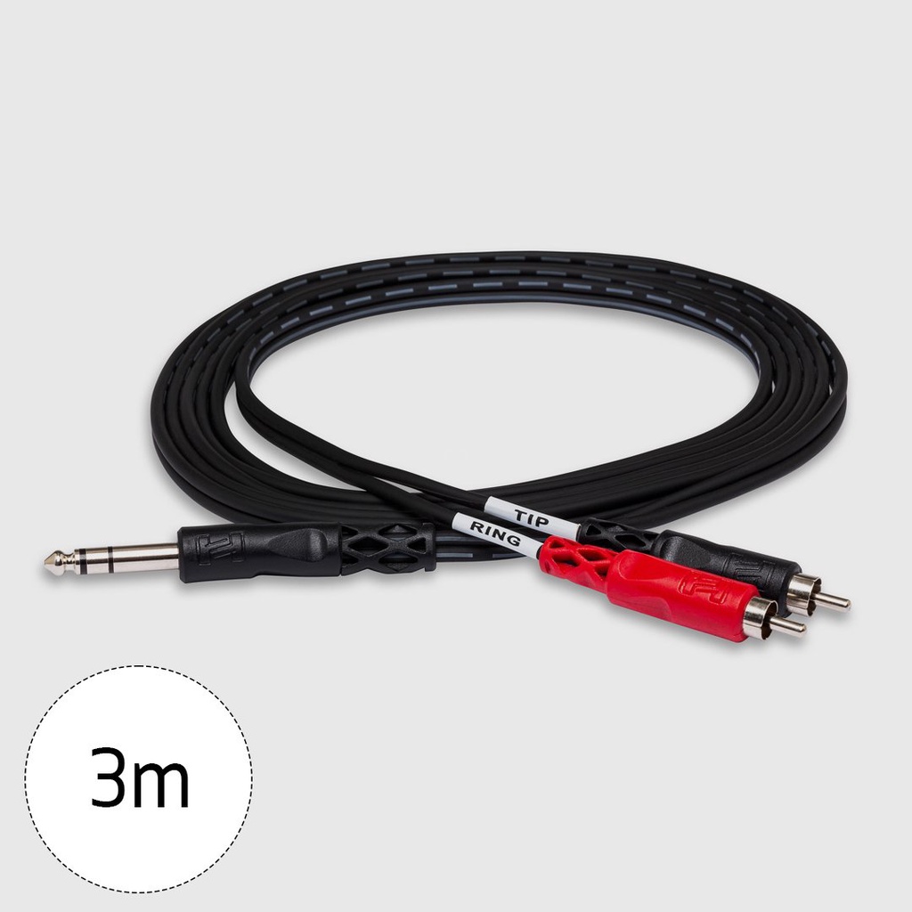 Dây HOSA STEREO BREAKOUT 3.5mm trs to dual rca
