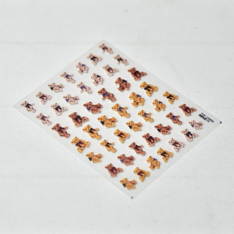 Stick lụa gấu nâu 5d