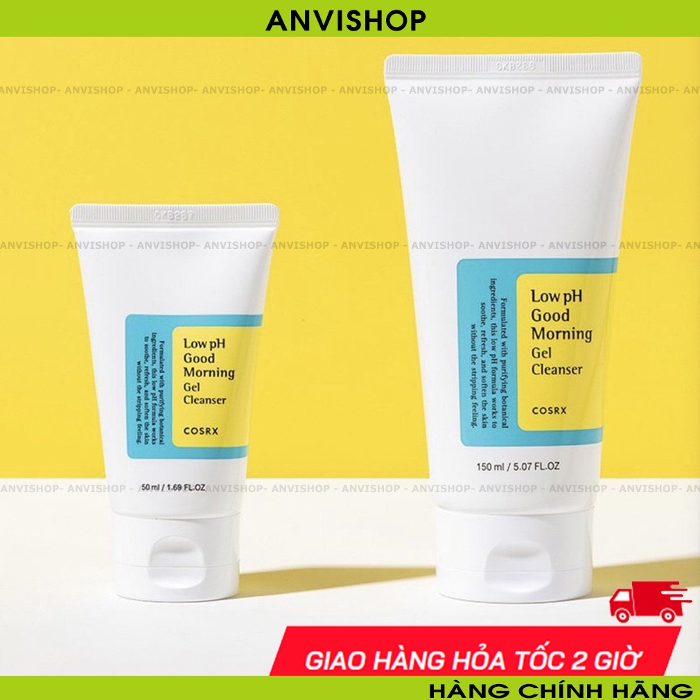 Sữa rửa mặt Cosrx Low PH Good Morning Gel Cleanser ANVISHOP