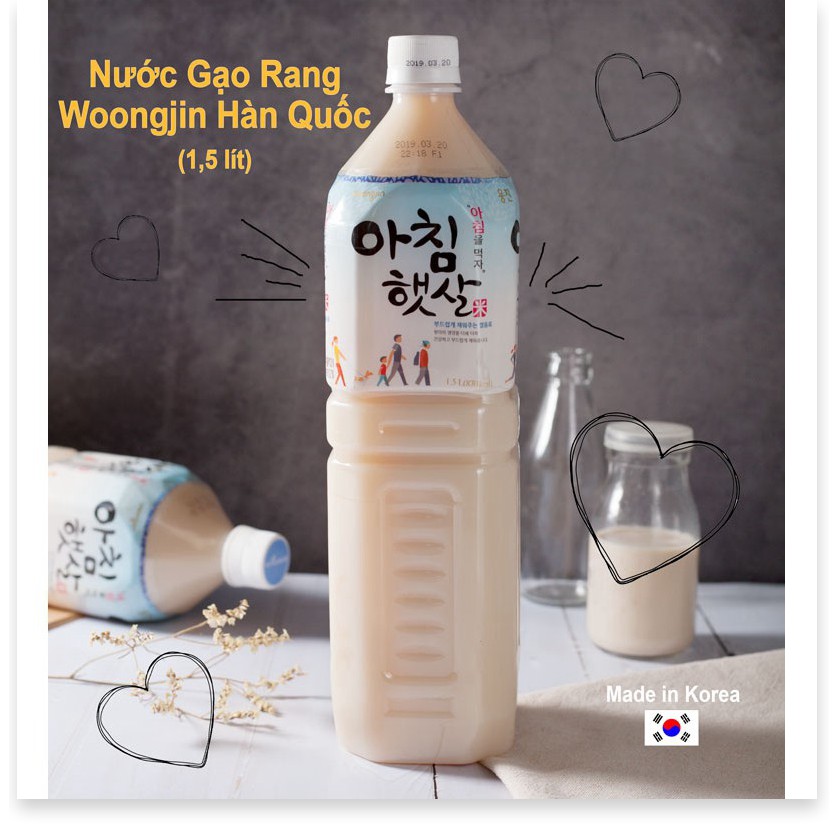 Combo 4 Chai Sữa Gạo - Nước gạo Hàn Quốc 1.5L