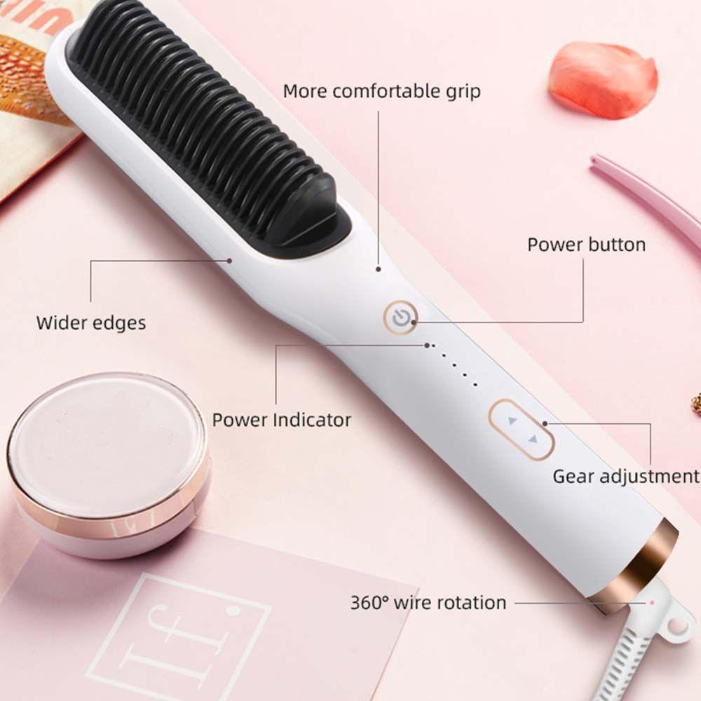 Máy Duỗi / Uốn / Duỗi Tóc Ion Âm Đa Năng Chống Bỏng