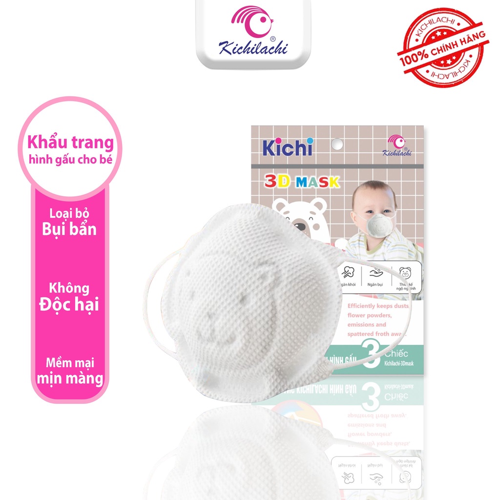 Khẩu trang 3D Mask cho Bé Kichilachi Kichi