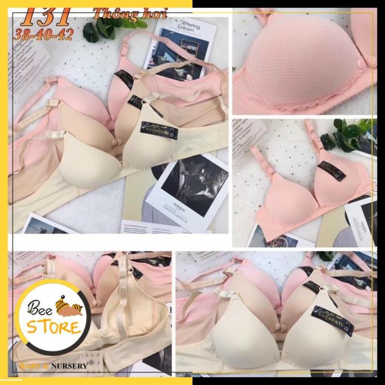 Áo cho con bú mở cúc hàng Thái thông hơi loại đẹp (131)