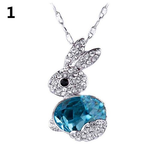 Dây chuyền có mặt thiết kế hình chú thỏ đính đá thời trang